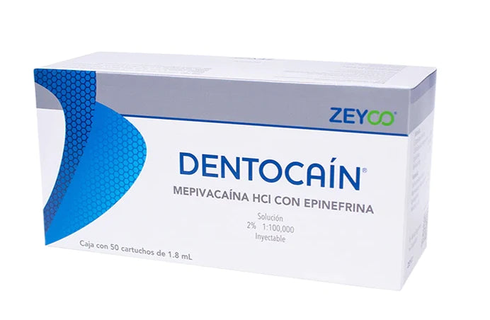 Mepivacaina Con Epinefrina Al 2% “Dentocain”, Zeyco