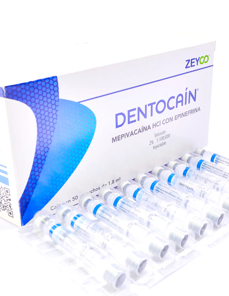 Mepivacaina Con Epinefrina Al 2% “Dentocain”, Zeyco