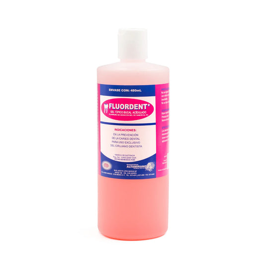 Fluoruro De Sodio “Fluordent” Gel Topico Bucal Acidulado Al 20%