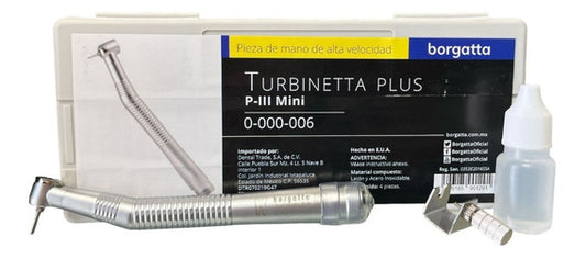 Pieza De Mano De Alta Velocidad TURBINETTA PLUS P - III - Borgatta