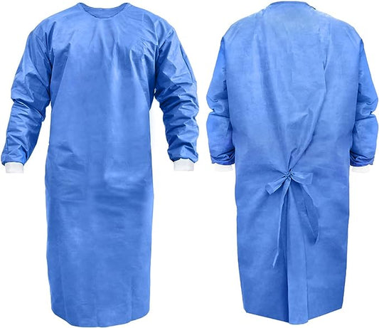 Bata quirurjica desechable color azul